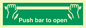 SA396: push bar to open