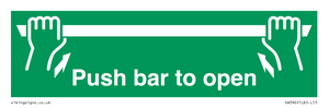 SA396: push bar to open