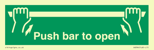 SA396: push bar to open