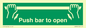 SA396: push bar to open