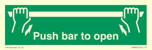SA396: push bar to open