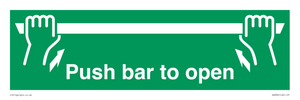 SA396: push bar to open