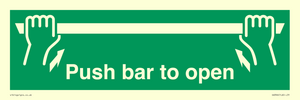 SA396: push bar to open