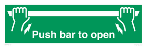 SA396: push bar to open