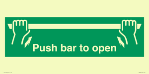 SA396: push bar to open