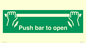 SA396: push bar to open