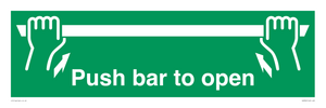 SA396: push bar to open