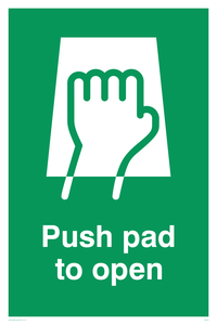 SA401: push pad to open