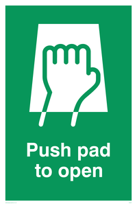 SA401: push pad to open