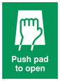 SA401: push pad to open