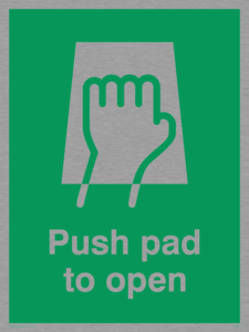 SA401: push pad to open