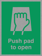 SA401: push pad to open