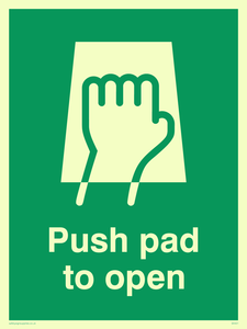 SA401: push pad to open