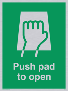 SA401: push pad to open