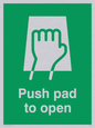SA401: push pad to open
