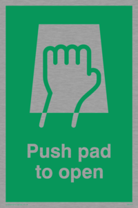 SA401: push pad to open