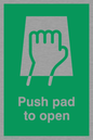 SA401: push pad to open