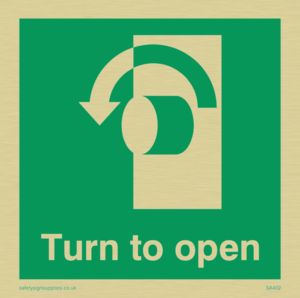 SA402: turn to open