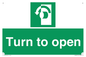 SA402: Turn anti-clockwise to open