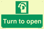 SA402: Turn anti-clockwise to open