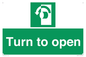 SA402: Turn anti-clockwise to open