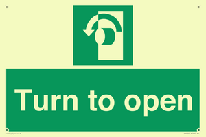SA402: Turn anti-clockwise to open