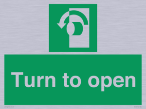 SA402: Turn anti-clockwise to open