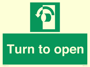 SA402: Turn anti-clockwise to open