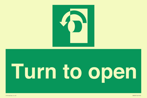 SA402: Turn anti-clockwise to open