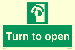 SA402: Turn anti-clockwise to open