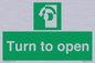 SA402: Turn anti-clockwise to open