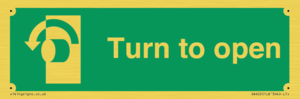 SA402: Turn anti-clockwise to open