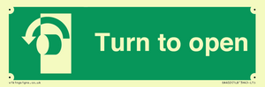 SA402: Turn anti-clockwise to open