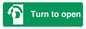 SA402: Turn anti-clockwise to open