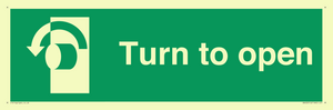 SA402: Turn anti-clockwise to open