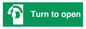 SA402: Turn anti-clockwise to open