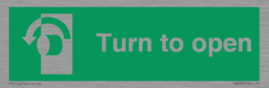 SA402: Turn anti-clockwise to open