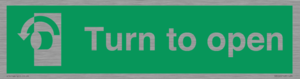 SA402: Turn anti-clockwise to open