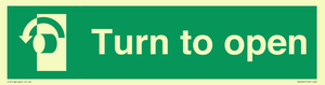 SA402: Turn anti-clockwise to open
