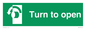 SA402: Turn anti-clockwise to open
