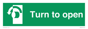 SA402: Turn anti-clockwise to open