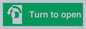 SA402: Turn anti-clockwise to open