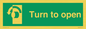 SA402: Turn anti-clockwise to open