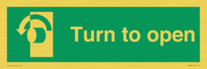 SA402: Turn anti-clockwise to open