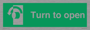 SA402: Turn anti-clockwise to open