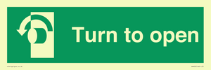 SA402: Turn anti-clockwise to open