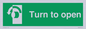 SA402: Turn anti-clockwise to open