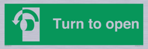 SA402: Turn anti-clockwise to open