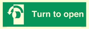 SA402: Turn anti-clockwise to open