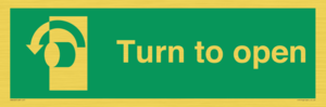 SA402: Turn anti-clockwise to open